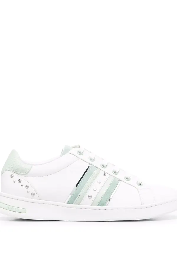 Geox Jaysen sneakers med panel - Vit