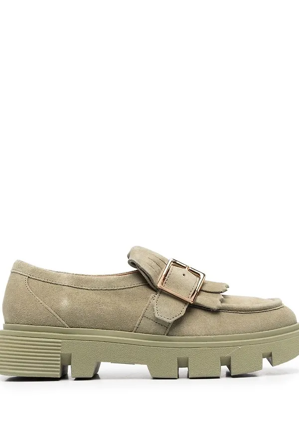 Geox loafers med grov sula - Grön