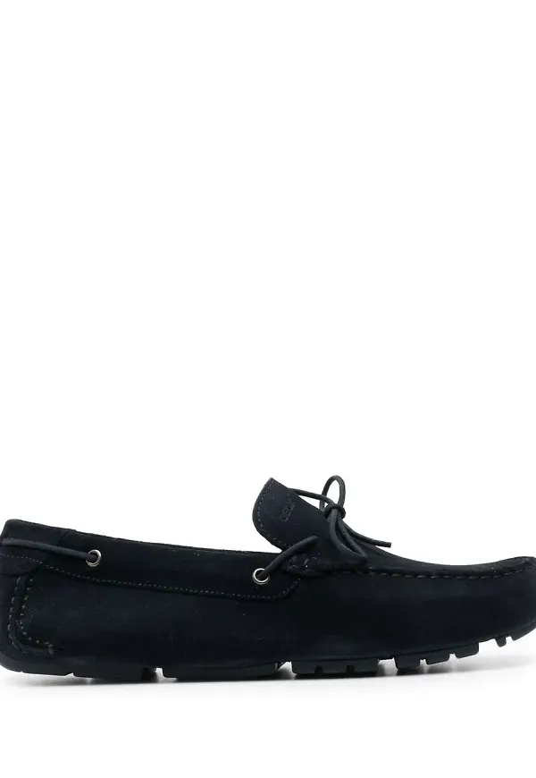 Geox Melbourne loafers med knytning - Blå