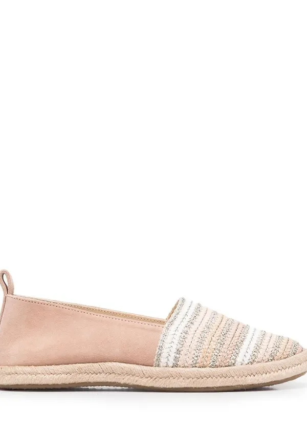 Geox Modesty flätade loafers - Rosa