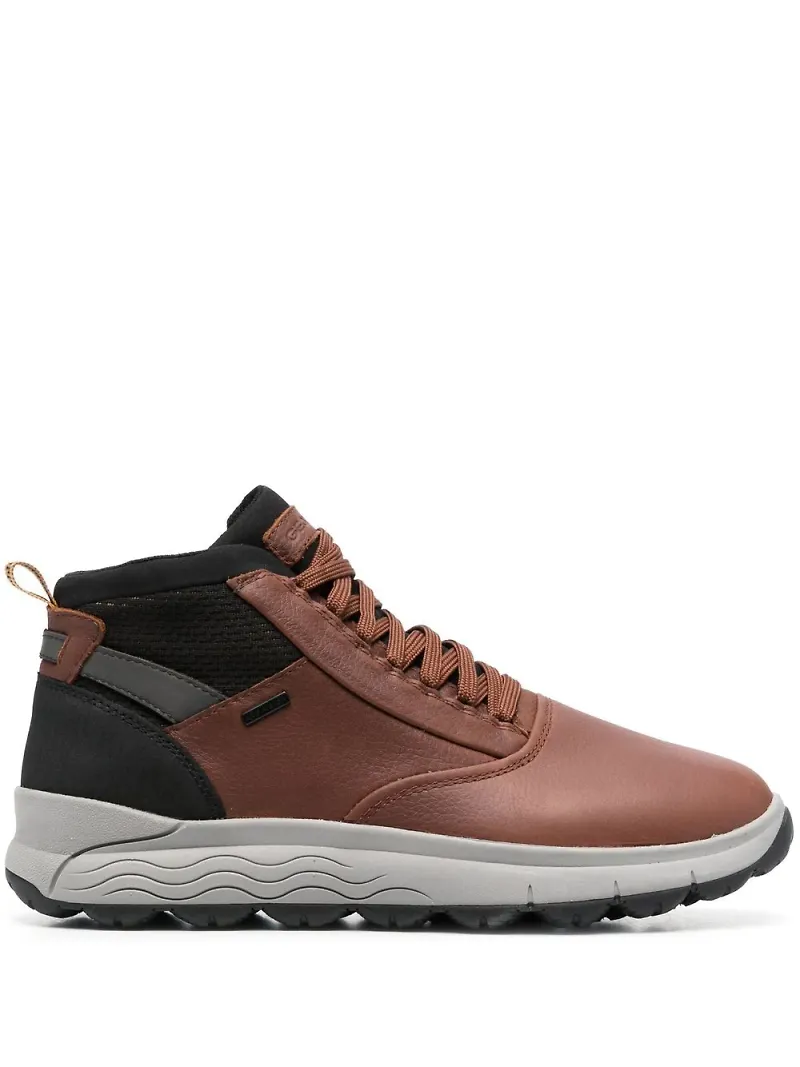 Geox Spherica 4X4 höga sneakers - Brun