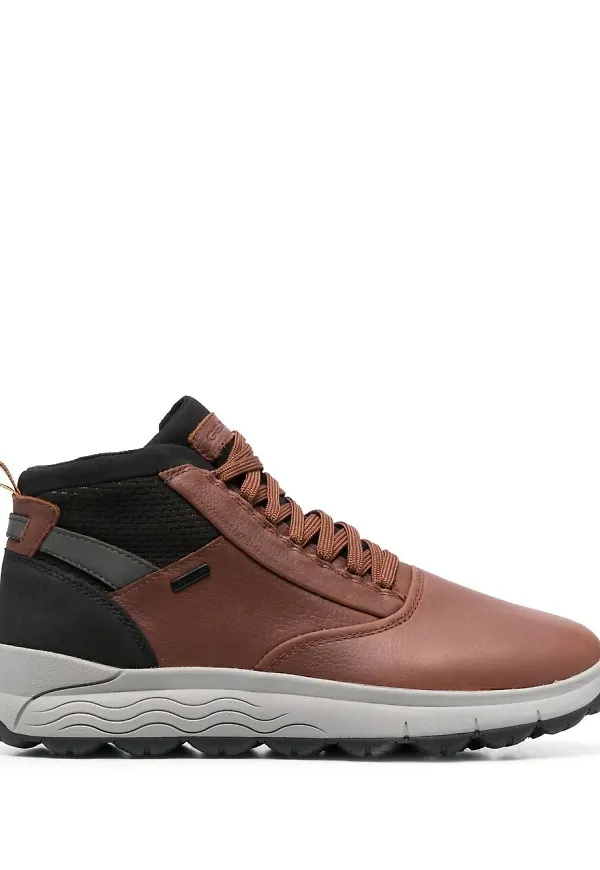 Geox Spherica 4X4 höga sneakers - Brun