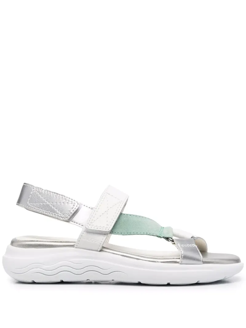 Geox Spherica sandaler med kardborreband - Vit