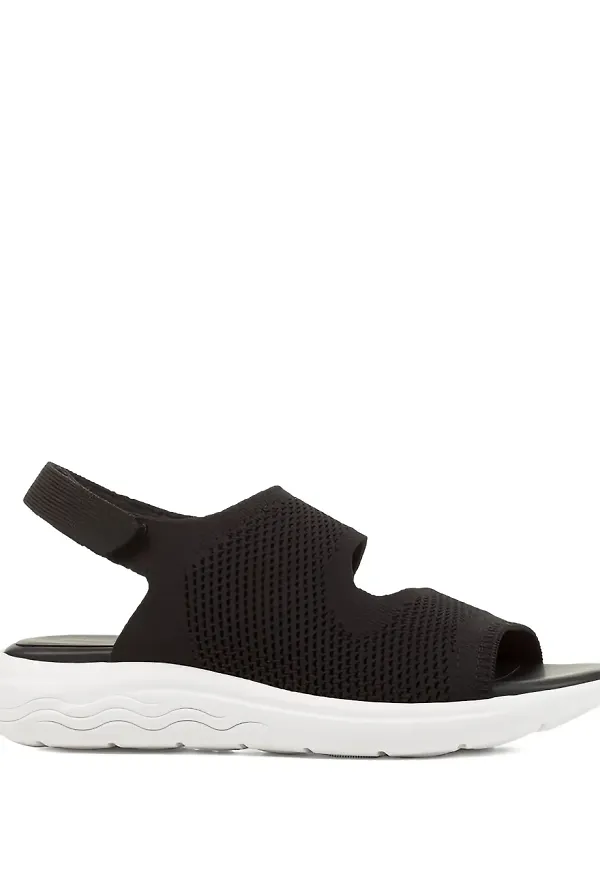 Geox Spherica sandaler med slingback - Svart