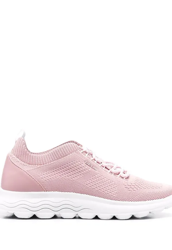 Geox Spherica stickade sneakers - Rosa