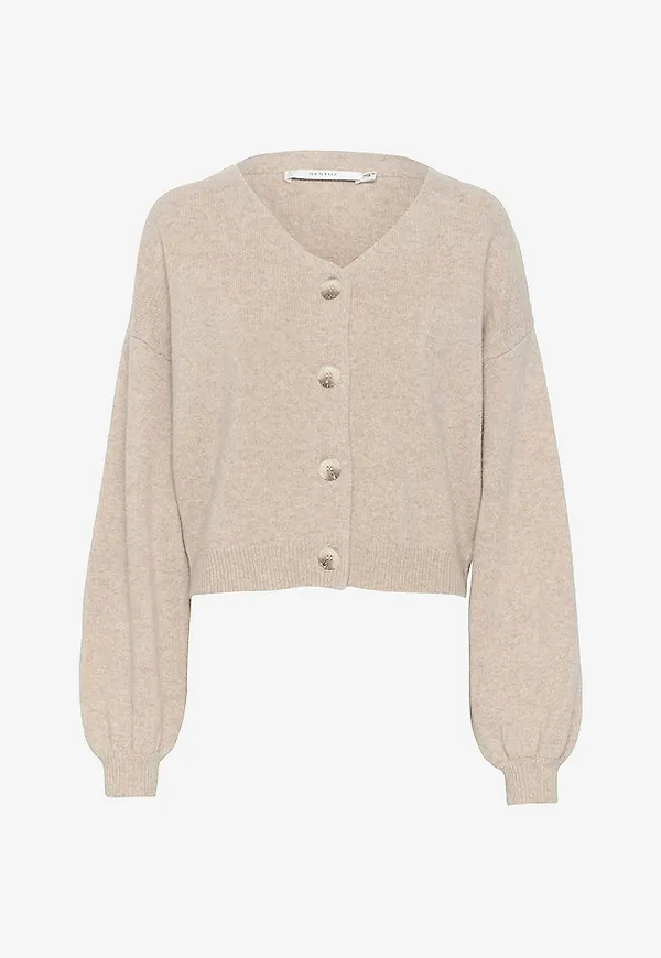 Gestuz - Cardigan Manzigz Wool - Beige