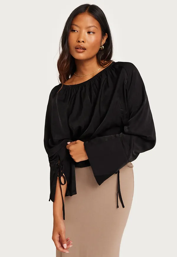 Gestuz - Svart - AicaGZ LS blouse