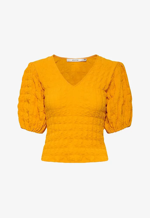 Gestuz - Topp AllenyGZ SS Blouse - Orange