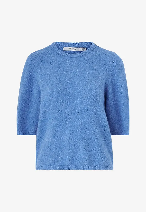 Gestuz - Topp AlphaGZ SS Tee - Blå
