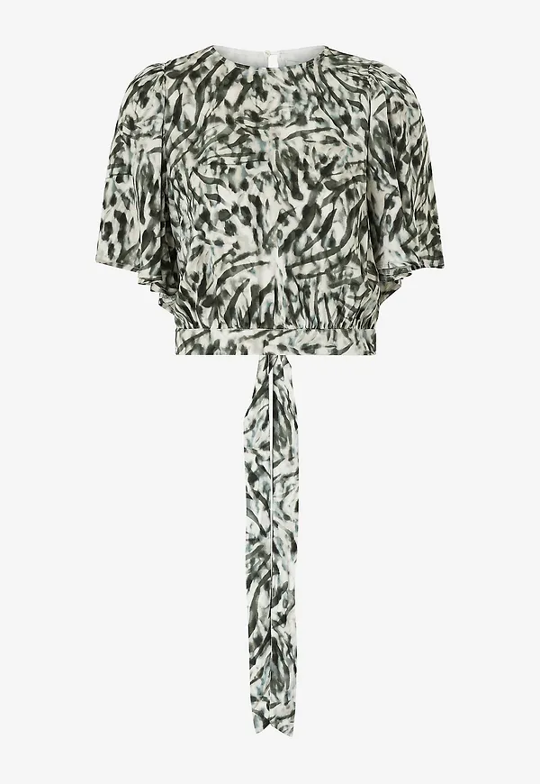 Gestuz - Topp Blumiagz P Blouse - Grön