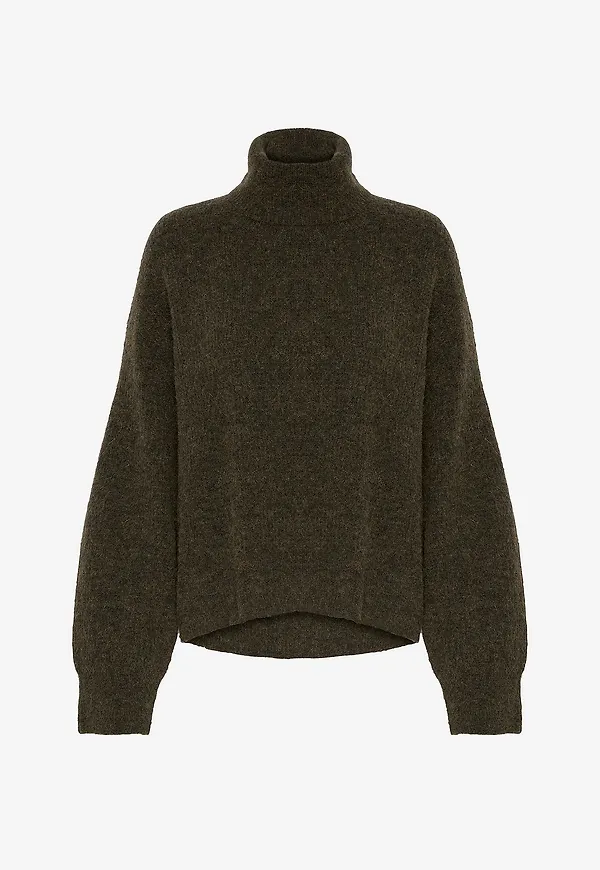Gestuz - Tröja alphaGZ Rollneck - Grön
