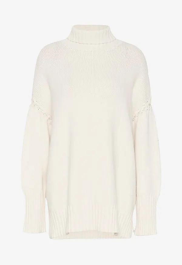 Gestuz - Tröja GeorgiaGZ OZ Pullover - Vit