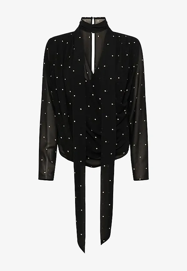Gestuz - Blus gzDorthie P Blouse - Svart