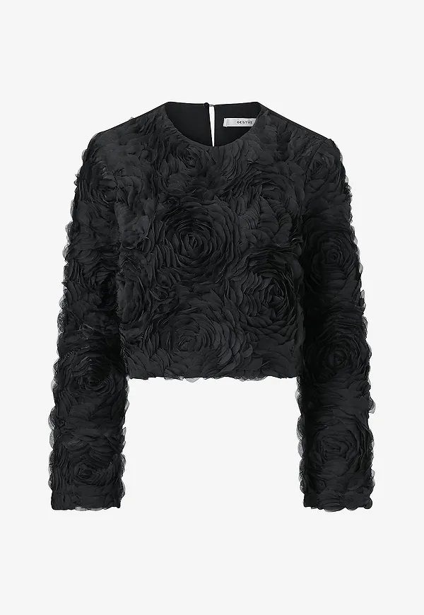 Gestuz - Blus GZingrida blouse - Svart