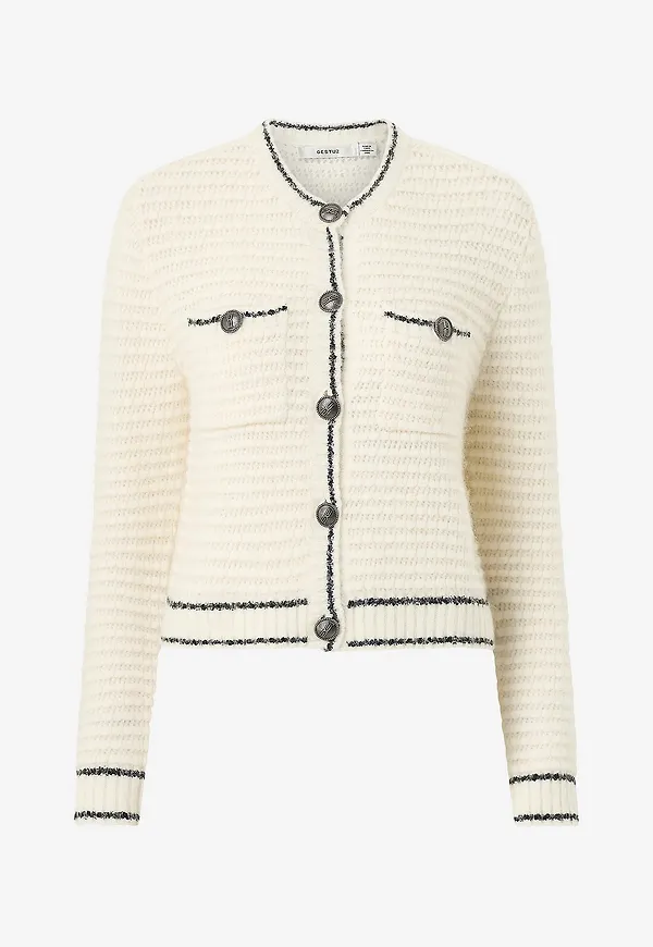 Gestuz - Cardigan gzCleana - Vit