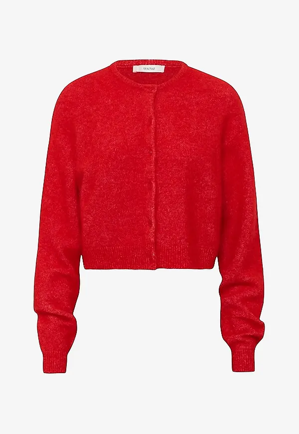 Gestuz - Cardigan gzDebbie Short Cardigan - Röd