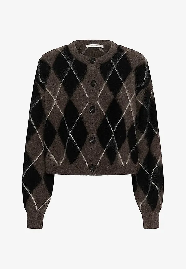Gestuz - Cardigan GZsida multi cardigan - Svart