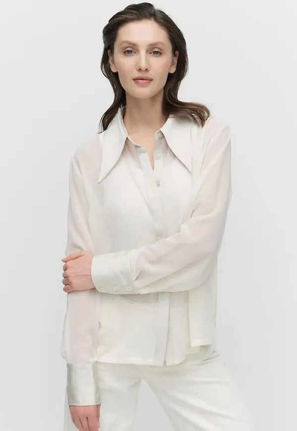 Gestuz Chiffagz shirt Blusar ANCIENT SCROLL Dam 34