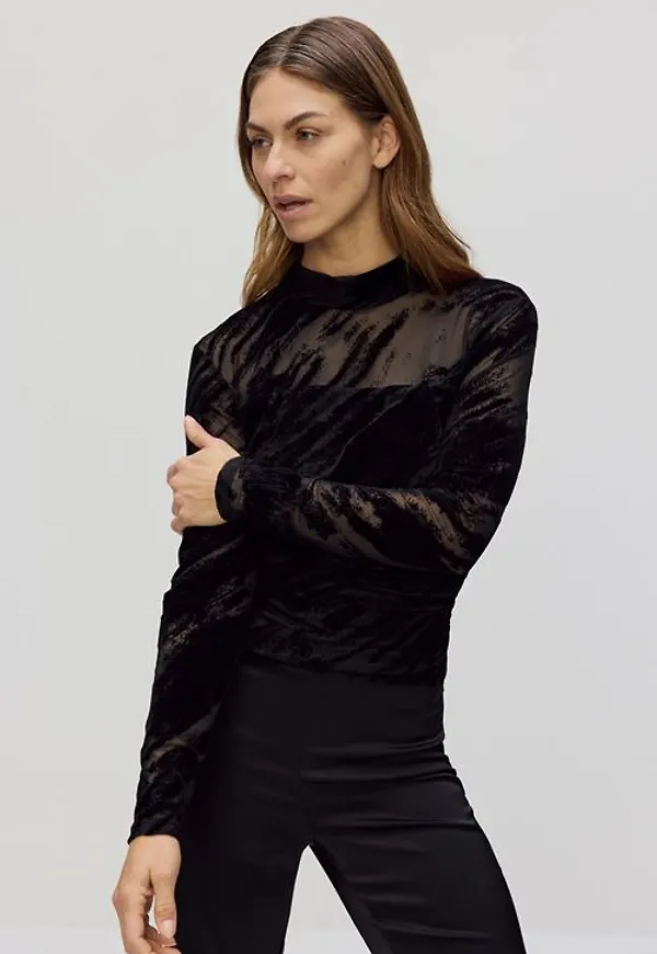 Gestuz Flikkagz ls blouse Blusar
