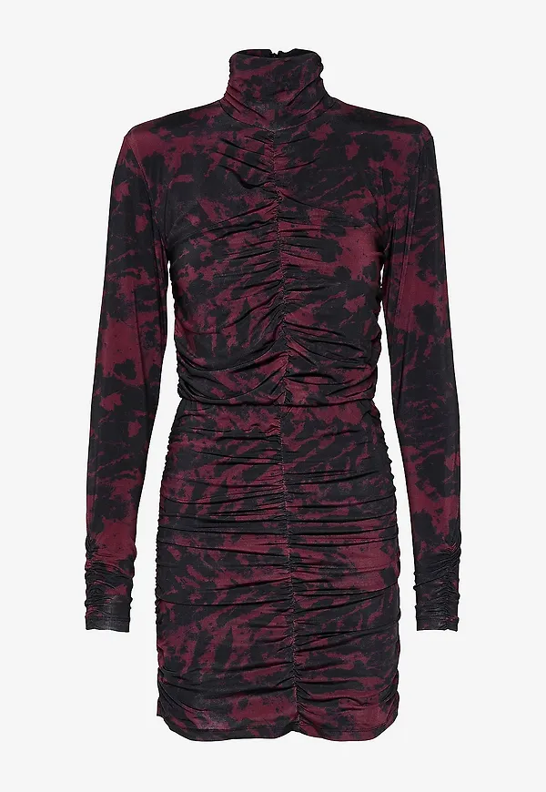 Gestuz - Klänning RedeinaGZ P Rollneck Dress - Röd