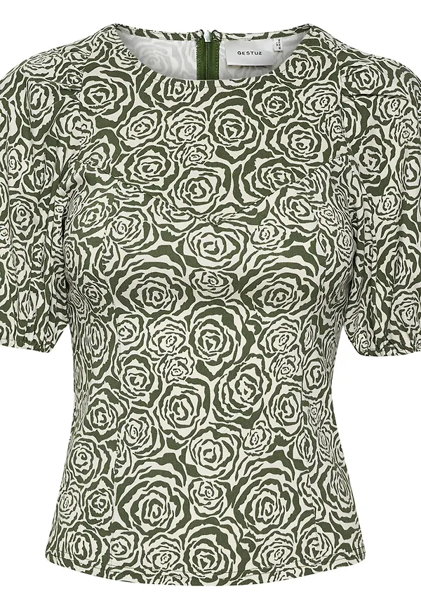Gestuz Rosille Blouse Grön, Dam