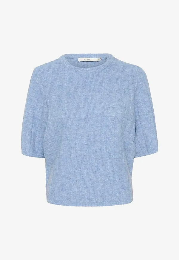 Gestuz - Topp AlphaGZ SS Tee - Blå