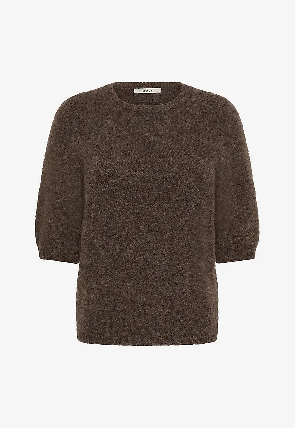 Gestuz - Tröja GZdebbie ss tee - Brun