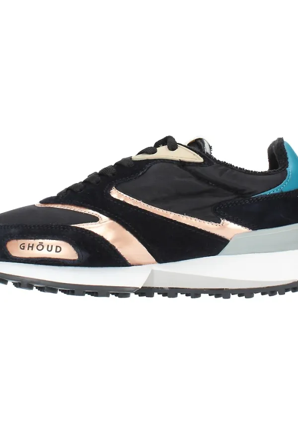 Ghoud, Skor, Dam, 40 EU, Läder, Sneakers Svart