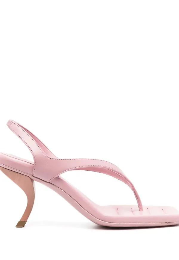 GIABORGHINI Rosie lädersandaler - Rosa