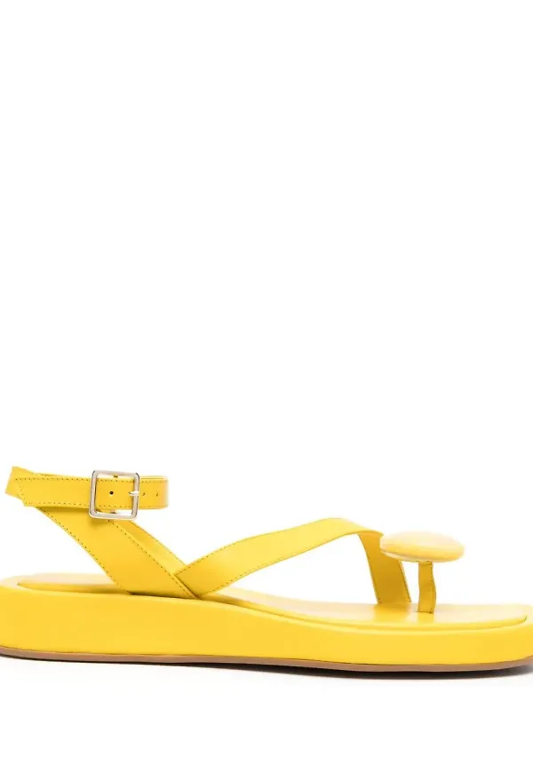 GIABORGHINI sandaler med öppen tå - Gul