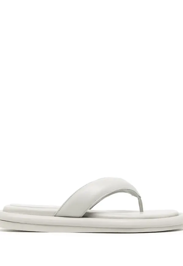 GIABORGHINI vadderade flip-flops - Grå