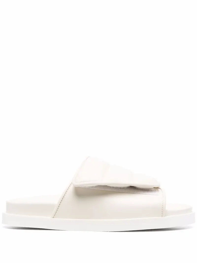 GIABORGHINI vadderade slip on-sandaler - Neutral