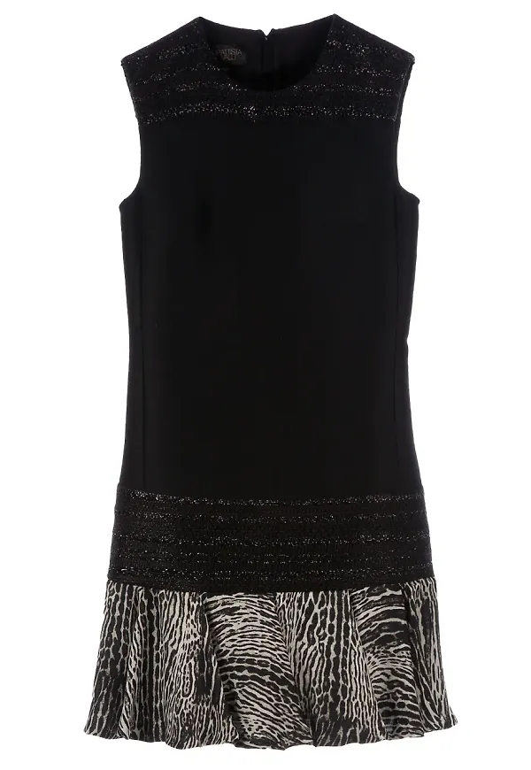 Giambattista Valli drop waist dress - Svart