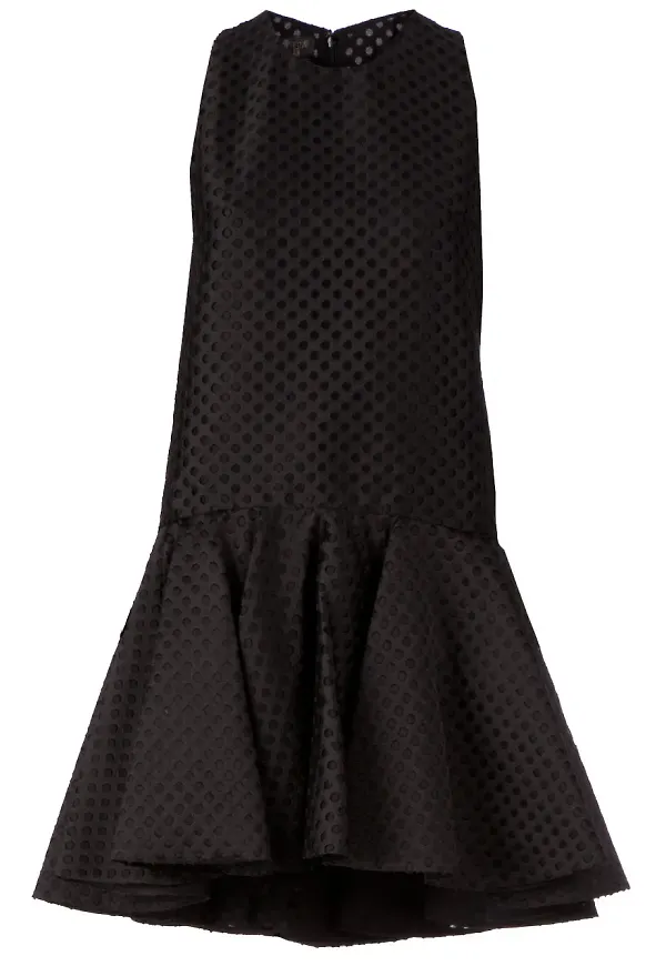Giambattista Valli perforated dress - Svart