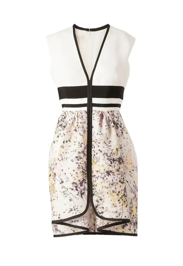 Giambattista Valli skirt ruffle sleeveless dress - Vit – Farfetch