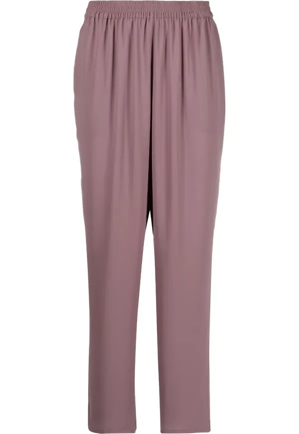 Gianluca Capannolo slacks med elastisk midja - Lila