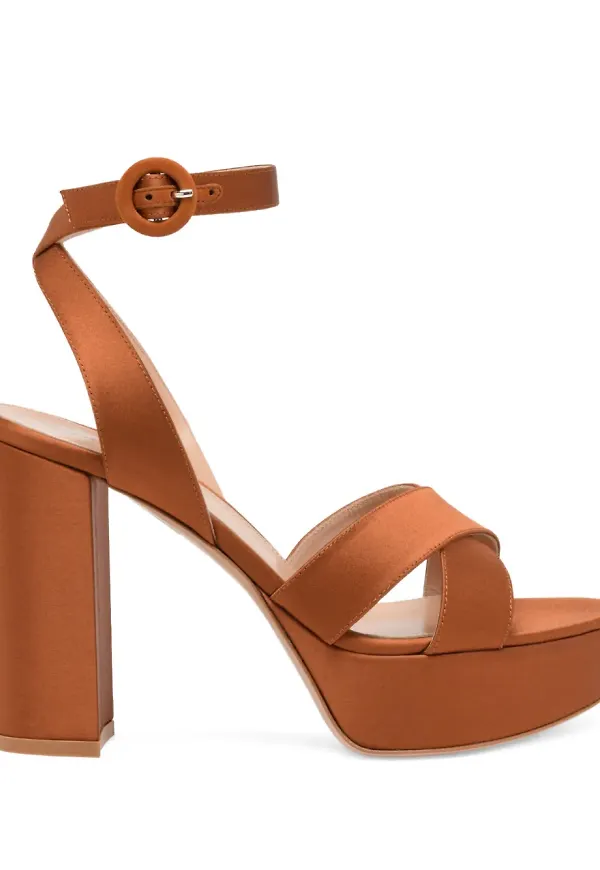 Gianvito Rossi Sabrina sandaler 105 mm - Brun