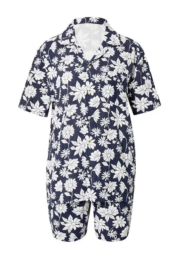 Gilly Hicks Kort pyjamas marinblå / vit