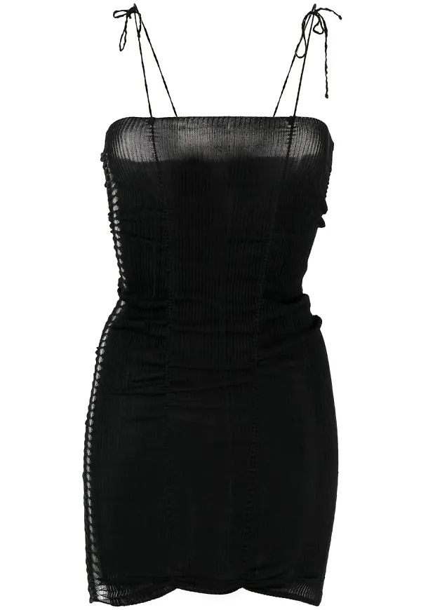 Gimaguas Dragon cut-out mini dress - Svart