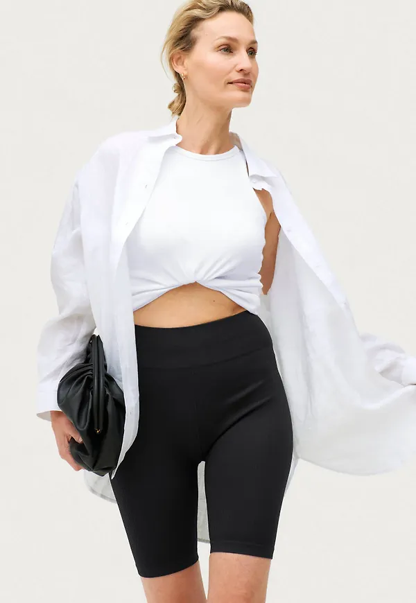 Gina Tricot - Cykelbyxor Sky Seamless Biker Pants - Svart