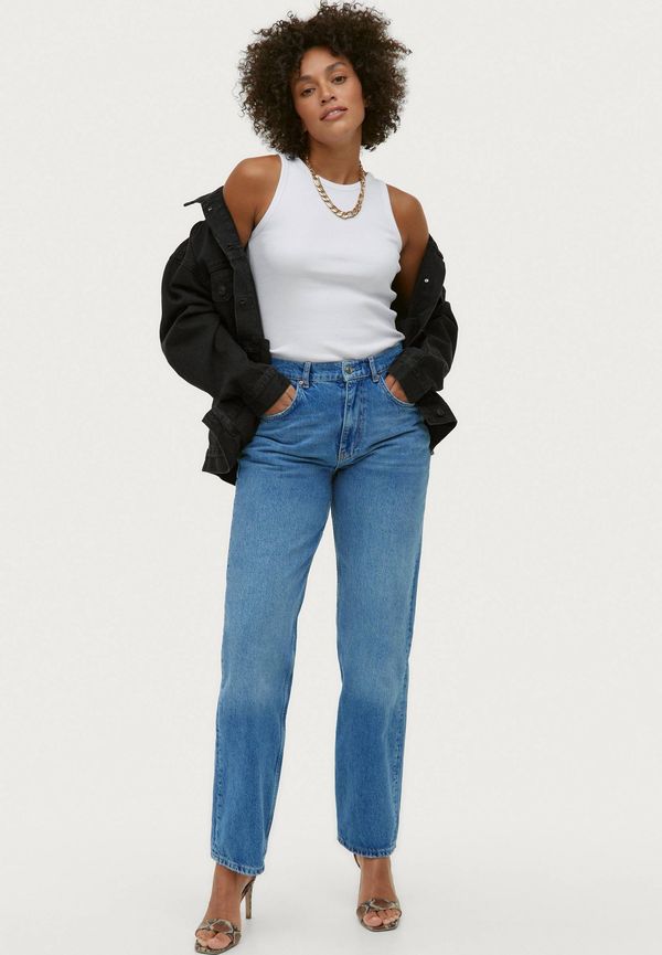 Gina Tricot - Jeans 90s High Waist Jeans - Blå