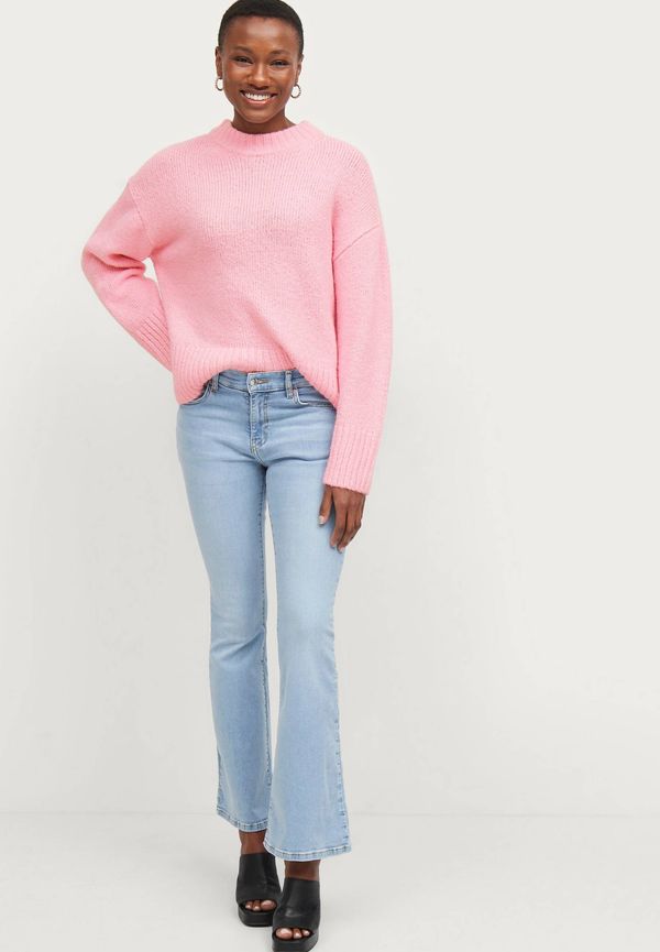 Gina Tricot - Jeans Low Waist Petite Bootcut Jeans - Blå - 44