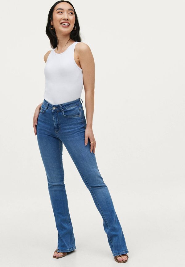 Gina Tricot - Jeans Molly Slit Jeans - Blå - 32/34