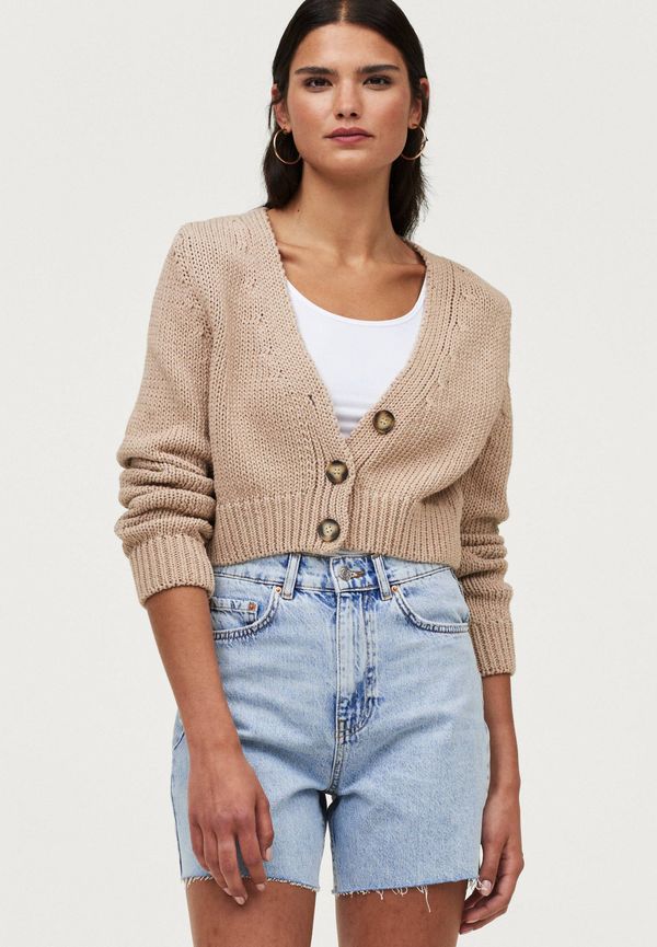 Gina Tricot - Jeansshorts Mid Long Denim Shorts - Blå