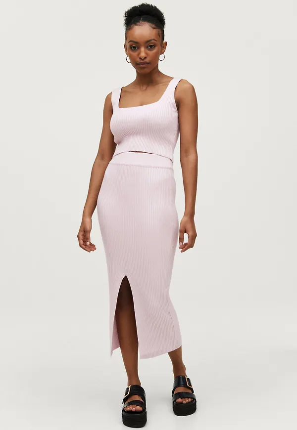 Gina Tricot - Kjol Harper Knitted Skirt - Lila