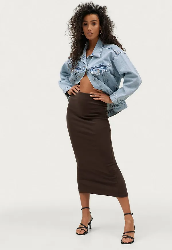 Gina Tricot - Kjol Matilda Skirt - Brun