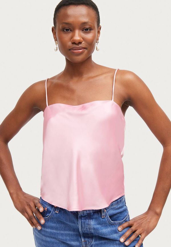 Gina Tricot - Linne Janet Satin Singlet - Rosa - 36/38