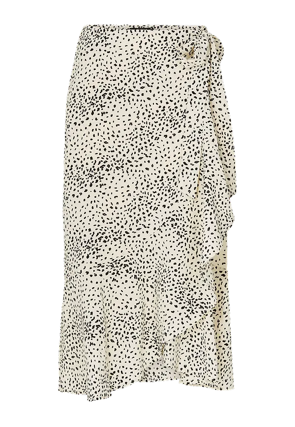 Gina Tricot - Omlottkjol Franie Wrap Skirt - Brun