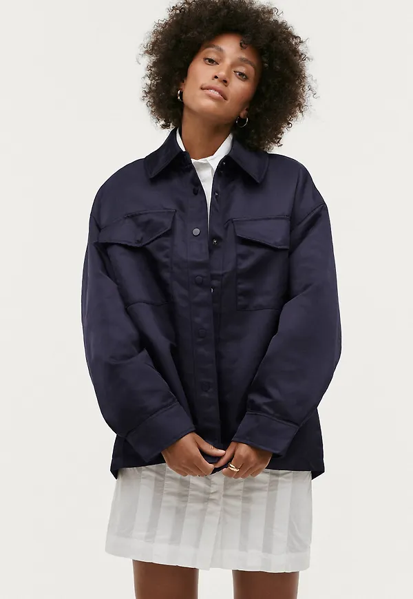 Gina Tricot - Skjortjacka Joline Shacket - Svart