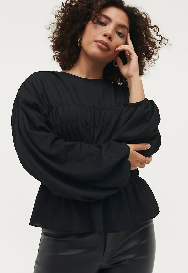 Gina Tricot - Topp Ray Top - Svart